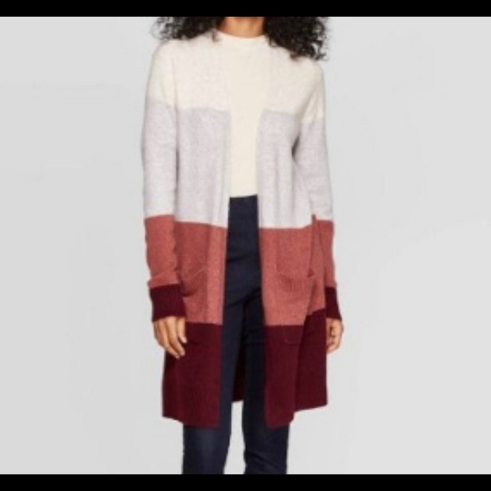 A New Day Color Block Cardigan